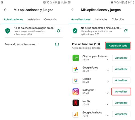 actualizar galaxy apps